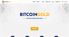 Desktop Screenshot of bitcoingold.org