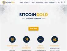 Tablet Screenshot of bitcoingold.org